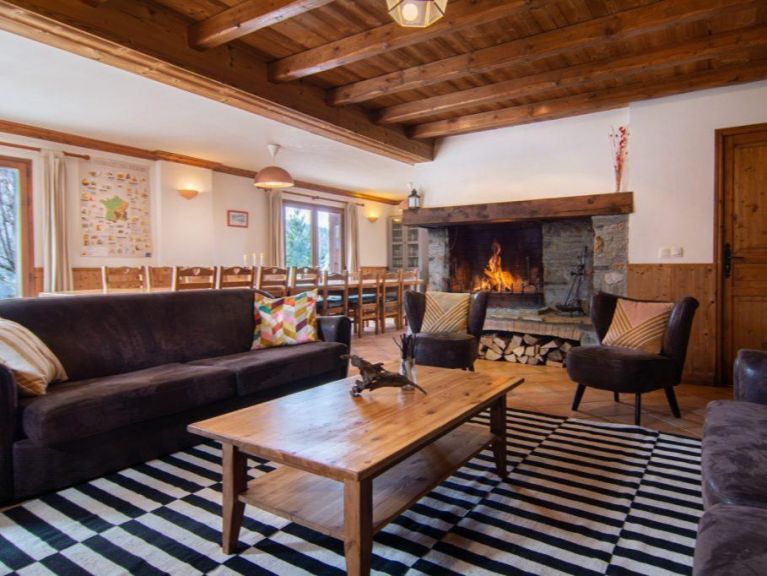 Chalet Le Chazalet including catering, sauna and outdoor whirlpool + Le Petit Chazalet