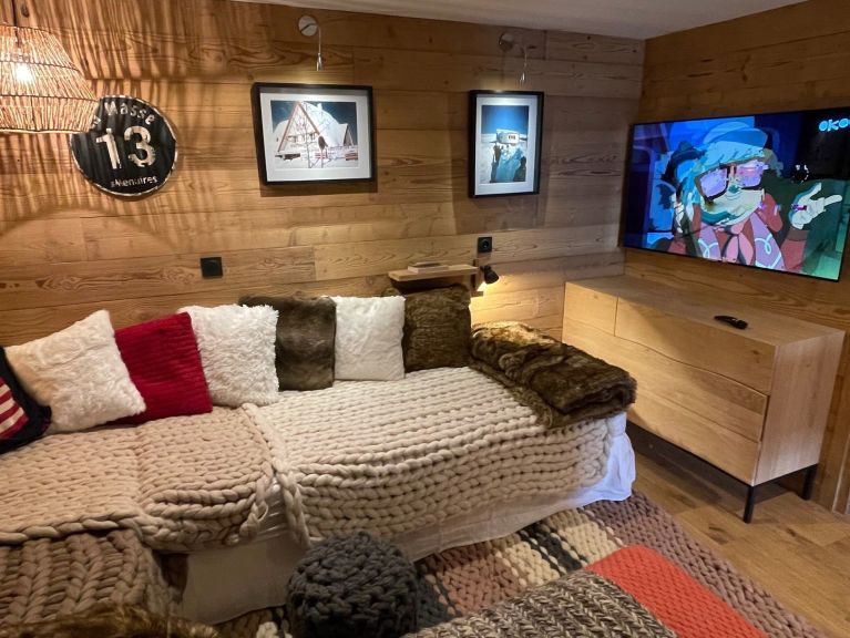 Chalet Caseblanche Felicita with wood stove and outdoor whirlpool