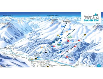 Piste map Rauriser Hochalm