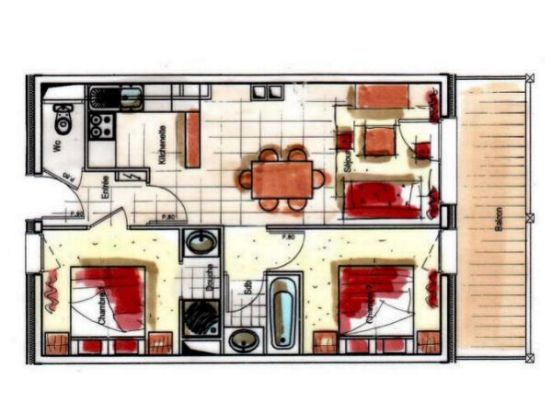 Chalet-apartment Chalet des Neiges - Plein Sud-9