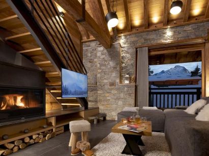 Chalet Prestige l'Atelier with sauna and outdoor whirlpool-2