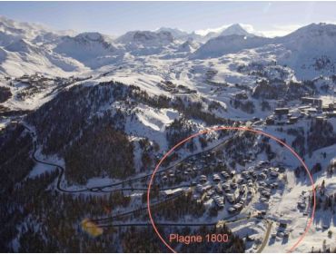 Ski village Centrally located, in green surroundings, at the ski area La Plagne-3