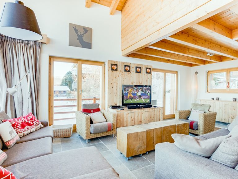 Chalet Claire Vue with private sauna
