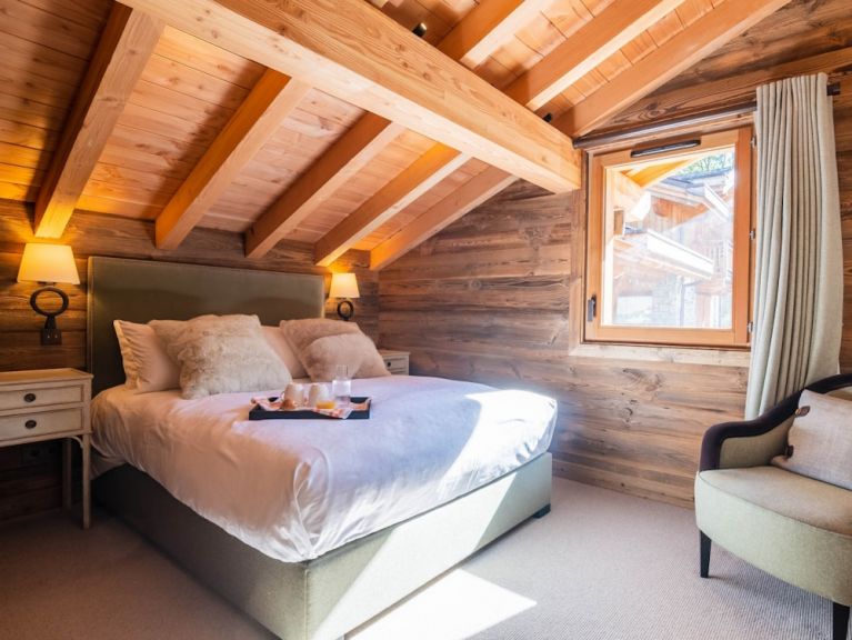 Chalet Caseblanche Peak à Vue with fire place