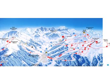 Piste map Axamer Lizum-Götzens-Mutters