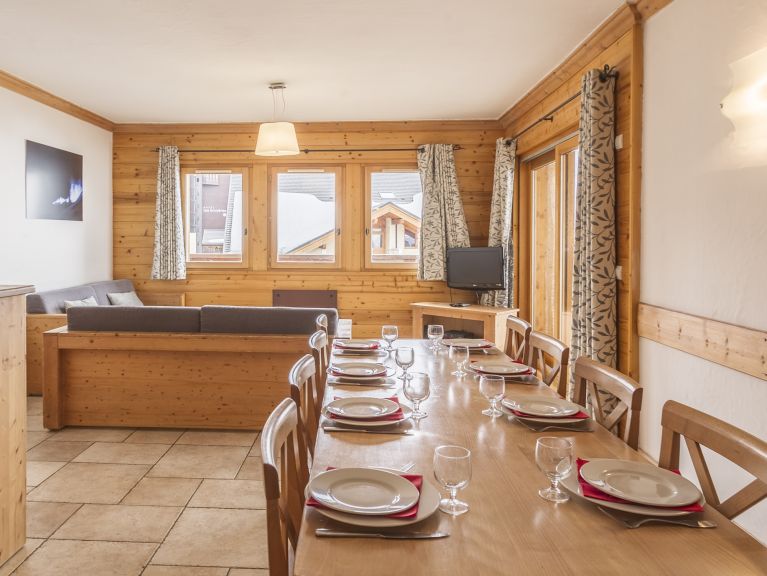 Chalet-apartment Dame Blanche with cabin and fireplace