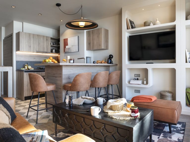 Apartment Résidence Montagnettes Ynycio with private sauna