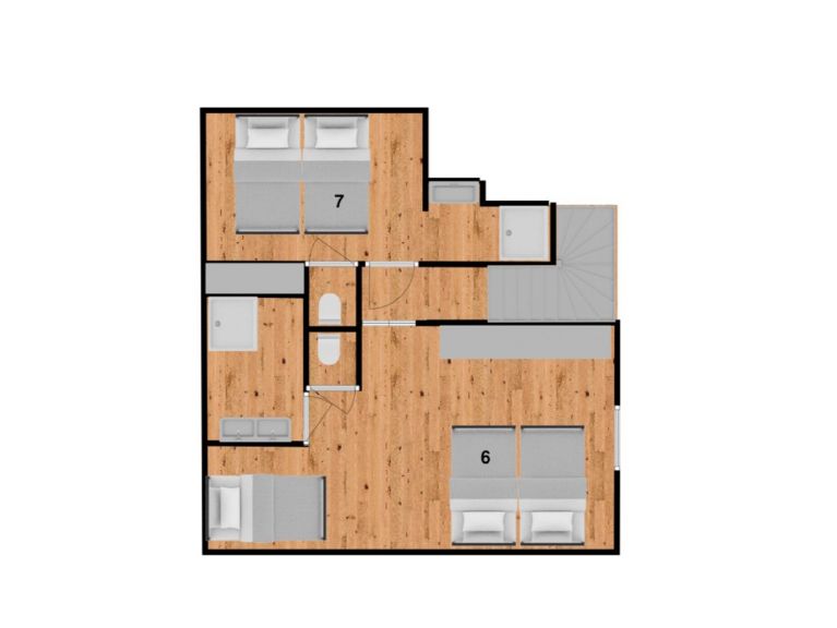 Chalet In de Wolken catering included with sauna and whirlpool bath