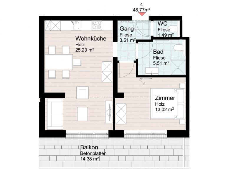Apartment Kristall Plaza Niederau Type B