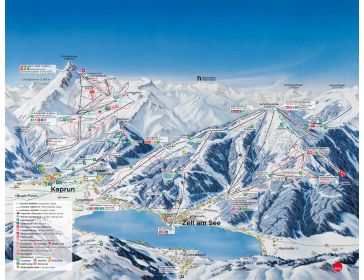 Piste map Zell am See / Kaprun