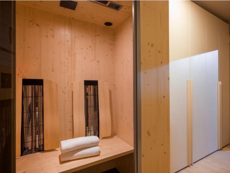 Apartment Postresidenz Grünberg with private infrared cabin