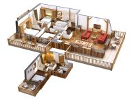 Chalet-apartment La Source des Arcs with private-sauna-13
