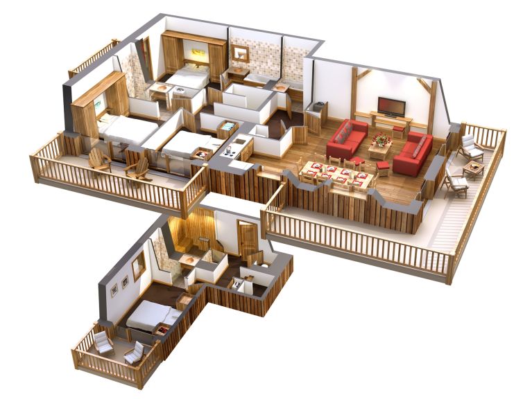 Chalet-apartment La Source des Arcs with private-sauna