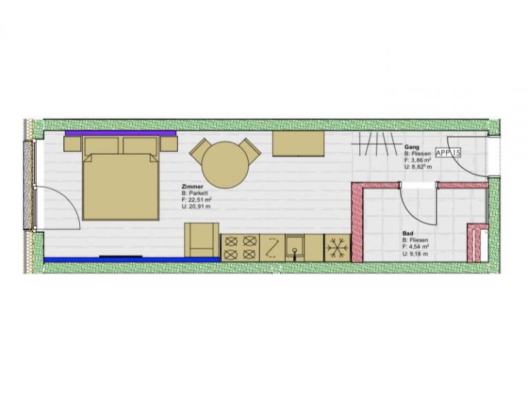 Apartment Residenz Illyrica Tirol studio