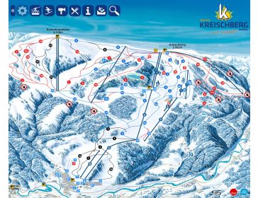 Piste map Kreischberg