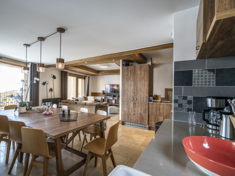 Chalet-apartment Cocoon with wood stove