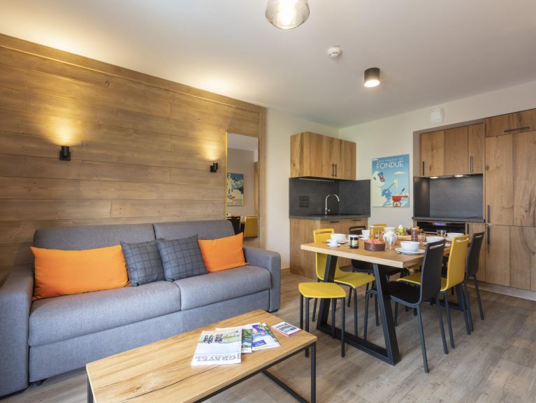 Apartment Club MMV Samoëns Village mountain view