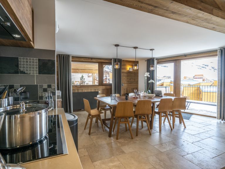 Chalet-apartment Cocoon with wood stove