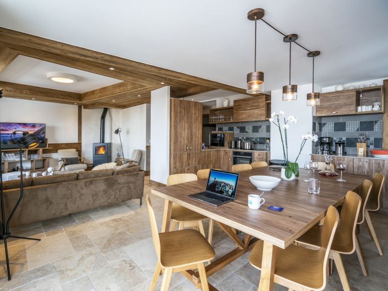 Chalet-apartment Cocoon with wood stove