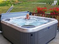 Chalet Charmille with sauna and outside-whirlpool-16