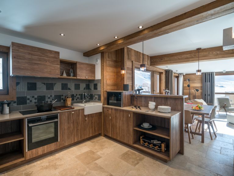 Chalet-apartment Cocoon with wood stove