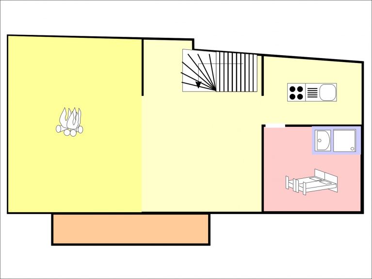 Chalet Coeur du Paradis with sauna