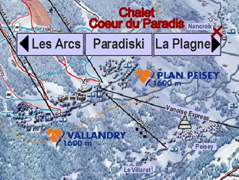 Chalet Coeur du Paradis with sauna