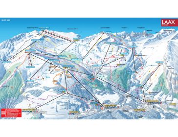 Piste map Flims-Laax-Falera