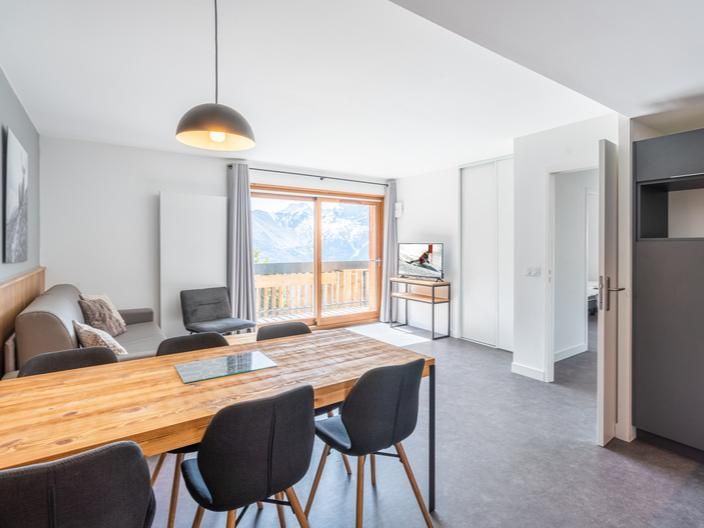 Apartment Résidence Les Écrins d’Auris with Cabin