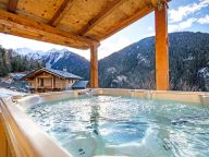 Chalet Balcon du Paradis with outside-whirlpool and sauna-3