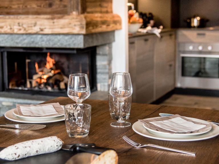 Chalet-apartment Résidence Skadi with fire place