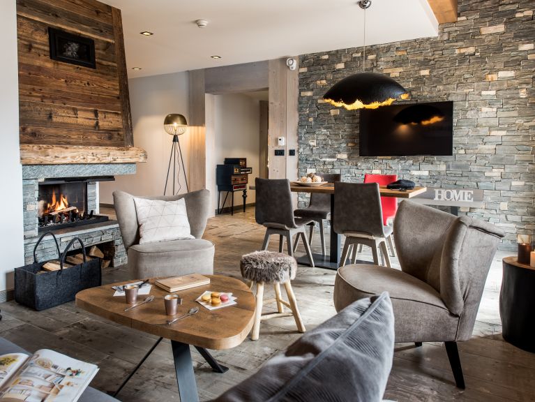 Chalet-apartment Résidence Skadi with fire place