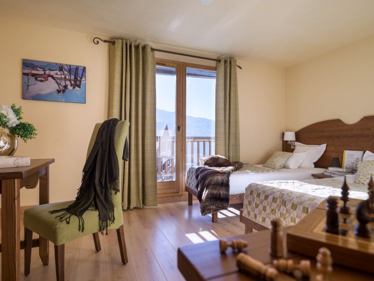Chalet-apartment Montagnettes Oxalys with fireplace