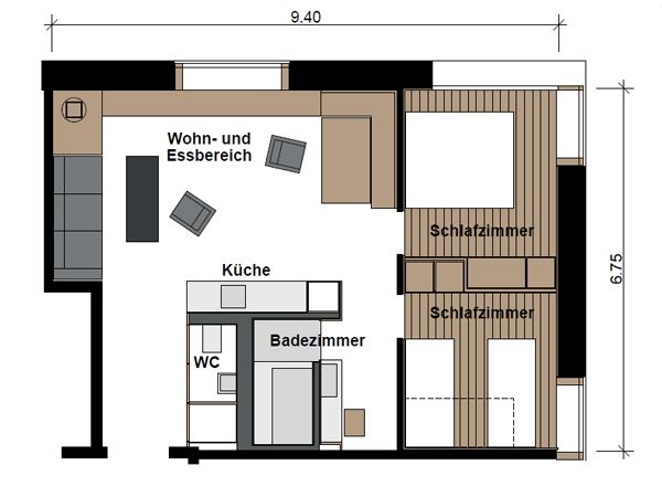 Apartment Rocksresort Sunday to Sunday