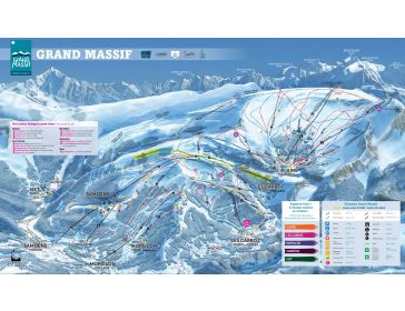 Piste map Le Grand Massif