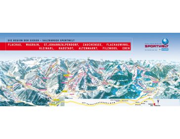 Piste map Ski Amadé - Salzburger Sportwelt
