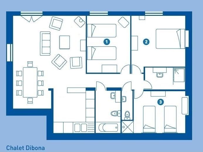 Chalet-apartment Dibona