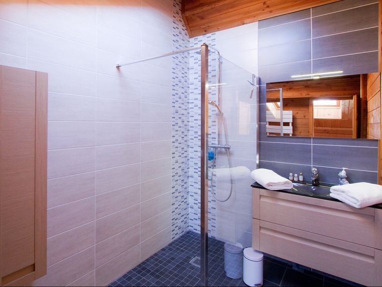 Chalet Le Panorama with outdoor whirlpool