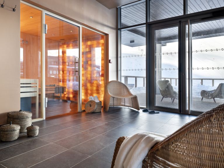 Apartment Résidence Montagnettes Ynycio with private sauna
