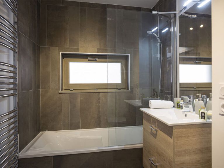 Chalet-apartment Le Hameau de Barthélémy mountain view