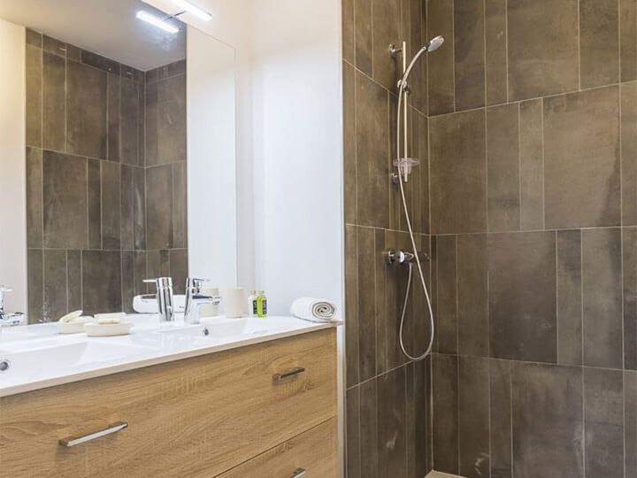 Chalet-apartment Le Hameau de Barthélémy mountain view