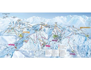 Piste map Les Sybelles