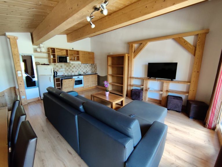 Chalet-apartment La Cime des Arcs with sauna