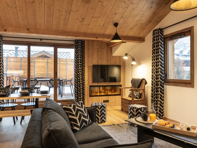 Chalet-apartment Le Flocon Blanc Mountain view