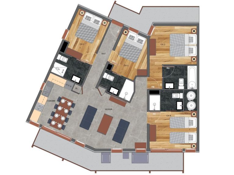 Chalet-apartment Trolles Prestige apartment 4