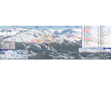 Piste map Sainte Foy