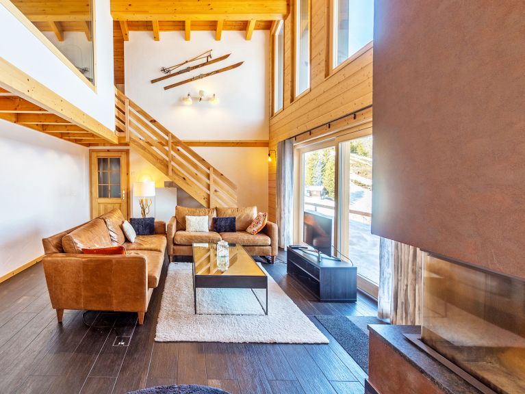 Chalet Quatre Vallées with private sauna