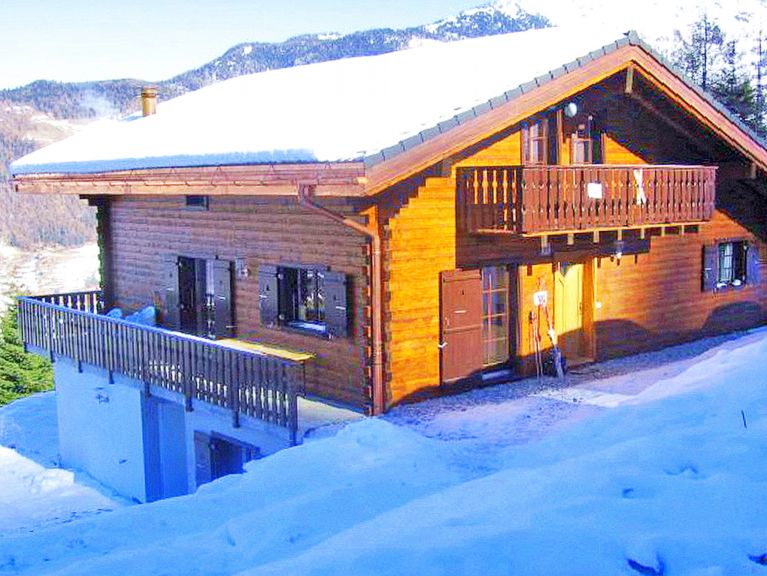 Chalet Les Etoiles with sauna and outside whirlpool