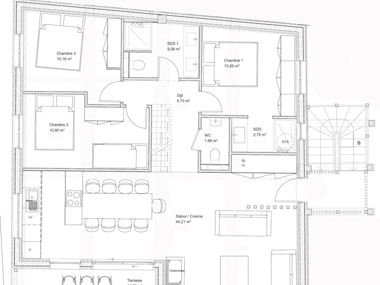 Chalet-apartment Plein Sud