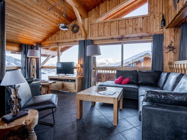 Chalet De Vallandry Le Dahu with sauna